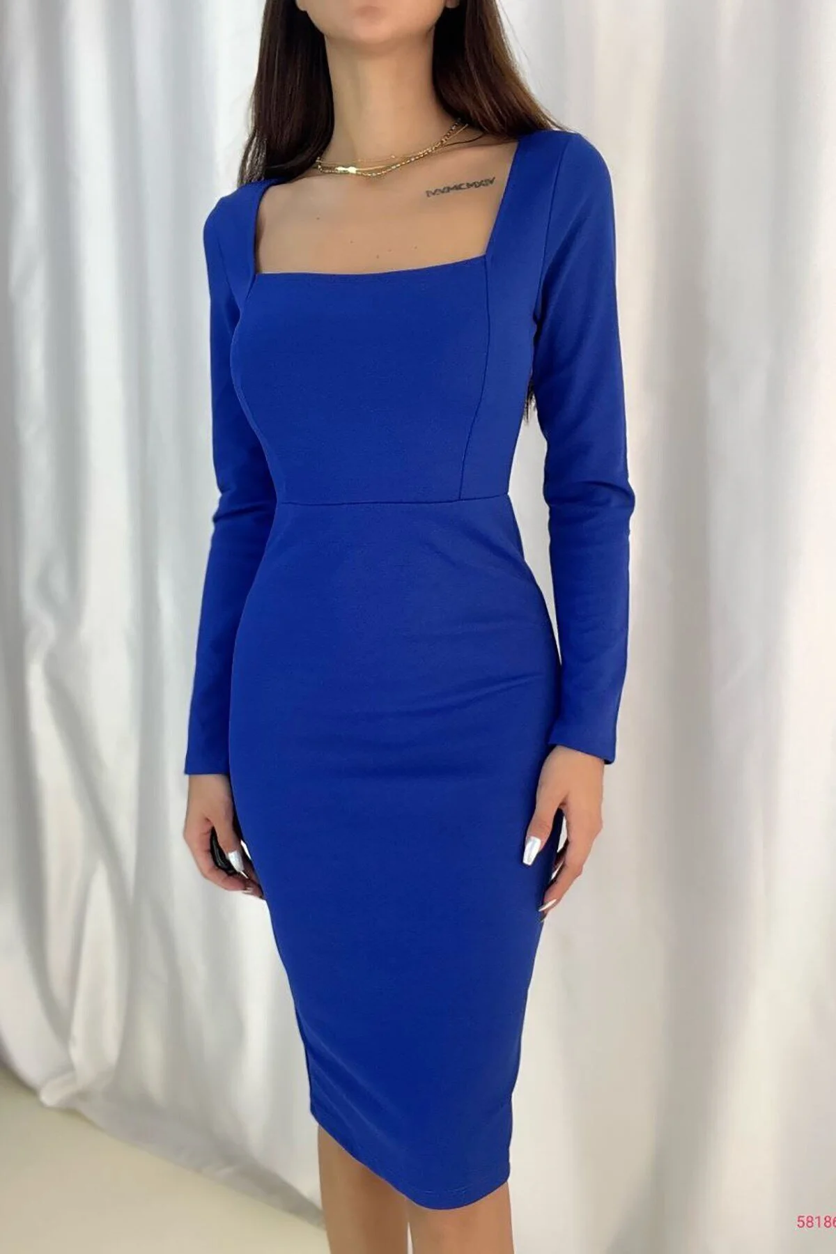 Deafox  Kleid - Blau - A-Linie