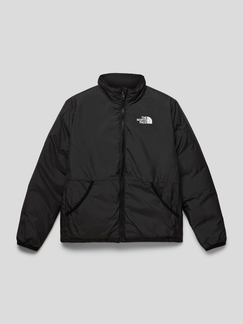 Daunenjacke mit Wendefunktion in schwarz