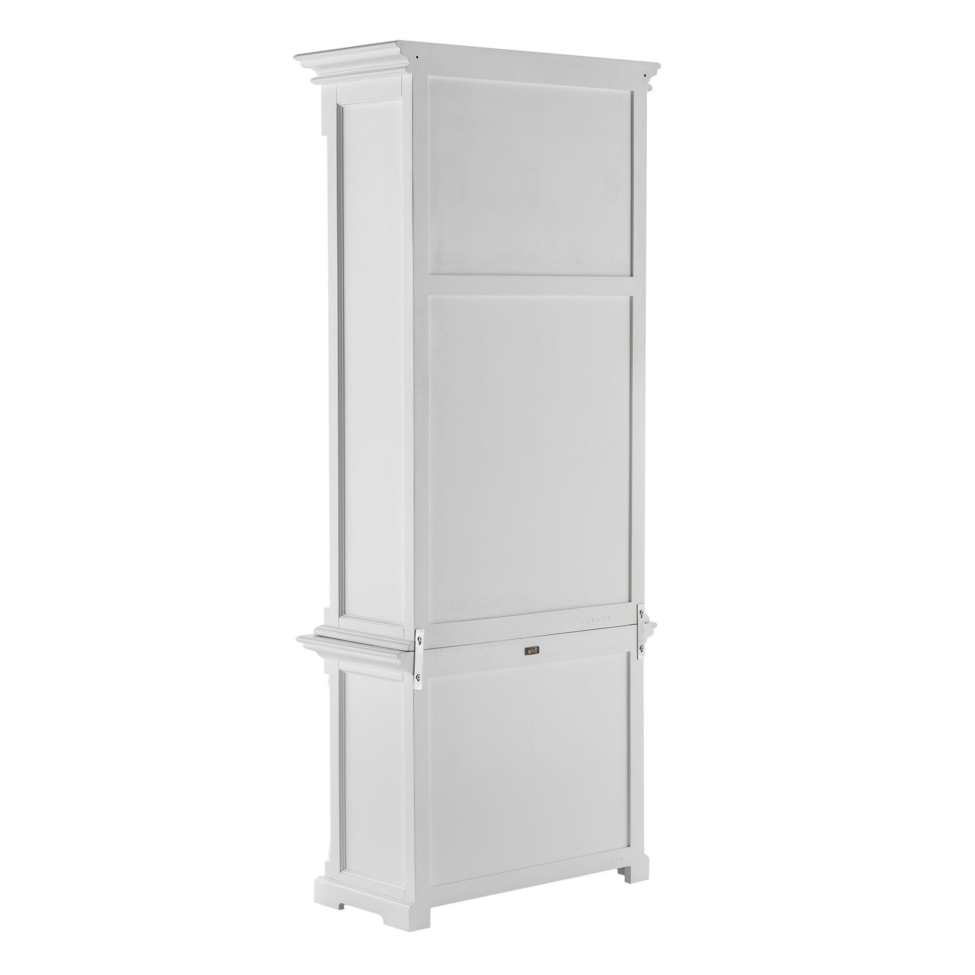 Novasolo Küchenbuffet Provence Verstellbare Regale, Single-Bay Hutch Kabinett