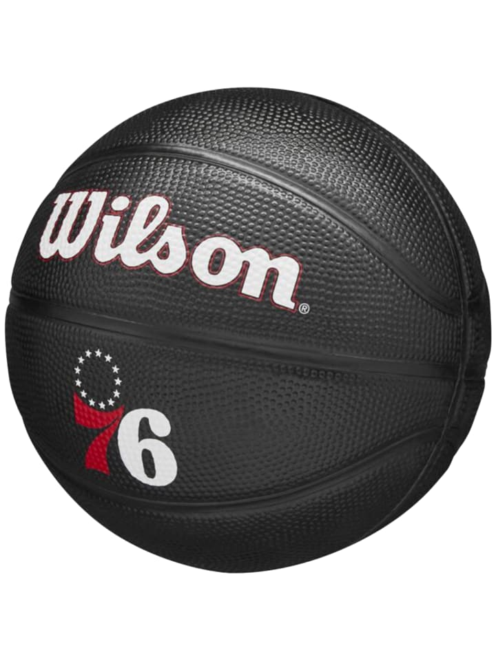 Wilson Wilson Team Tribute Philadelphia 76ers Mini Ball in Schwarz günstig kaufen 3