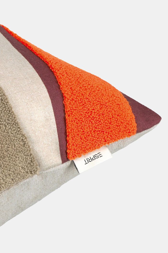 Kissenhülle aus Bouclé mit Wellenmuster