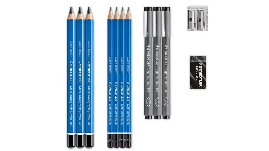STAEDTLER Scetching Set Mars® + Lumograph® + Pigment Liner