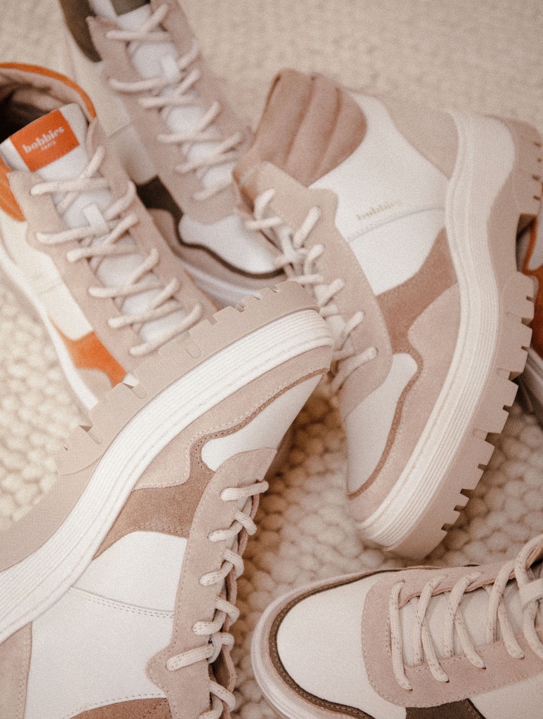 Tomi - Blanc Cassé & Taupe Mohair