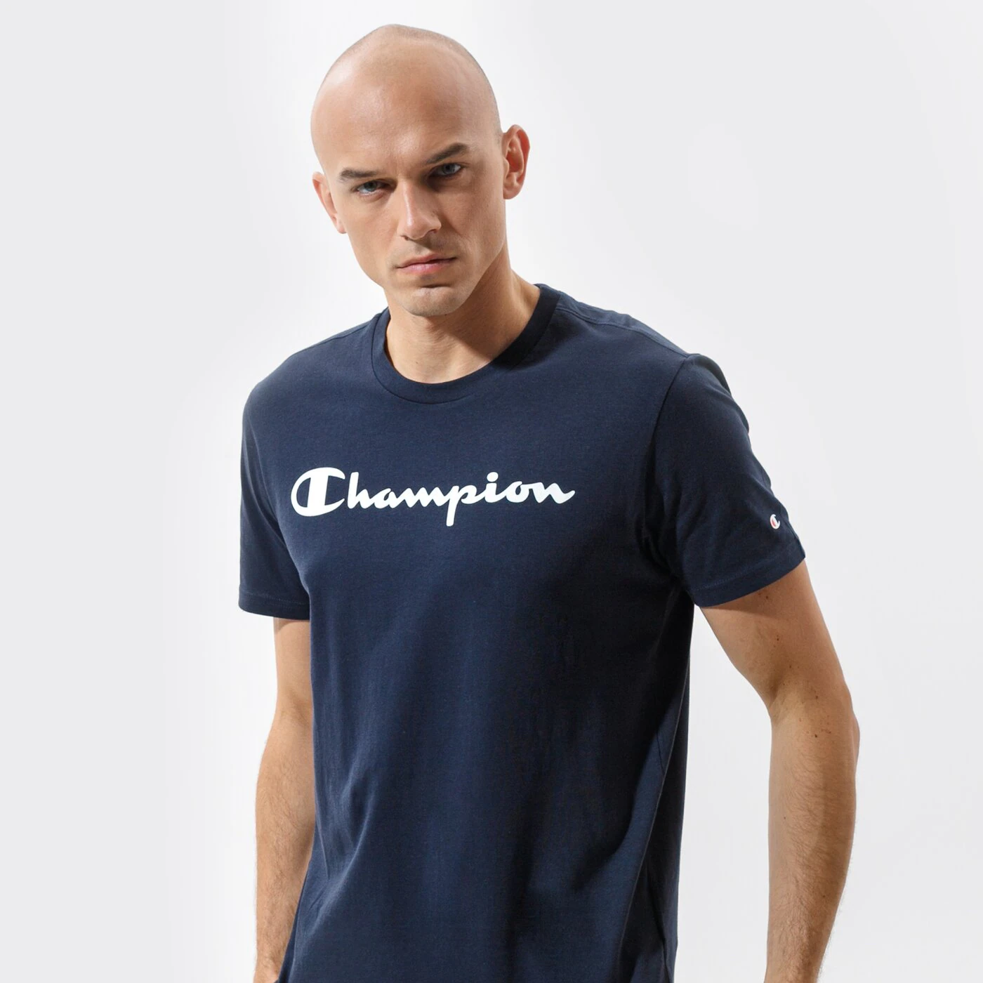 CHAMPION T-SHIRT CREWNECK TEE Dunkelblau