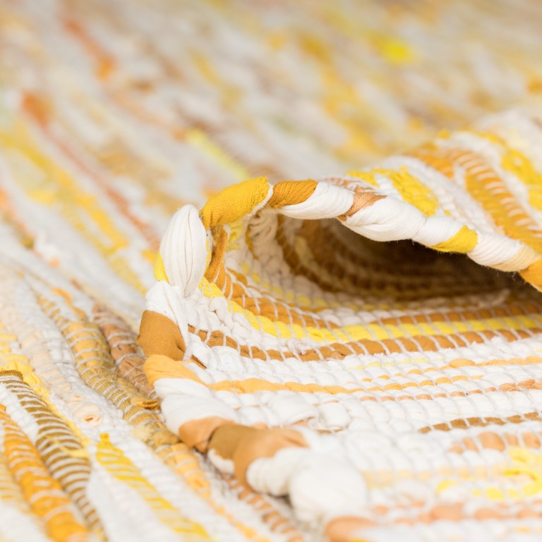 MyFlair Teppich Saroya 170cm x 120cm, Farbe Gold Mix, rechteck