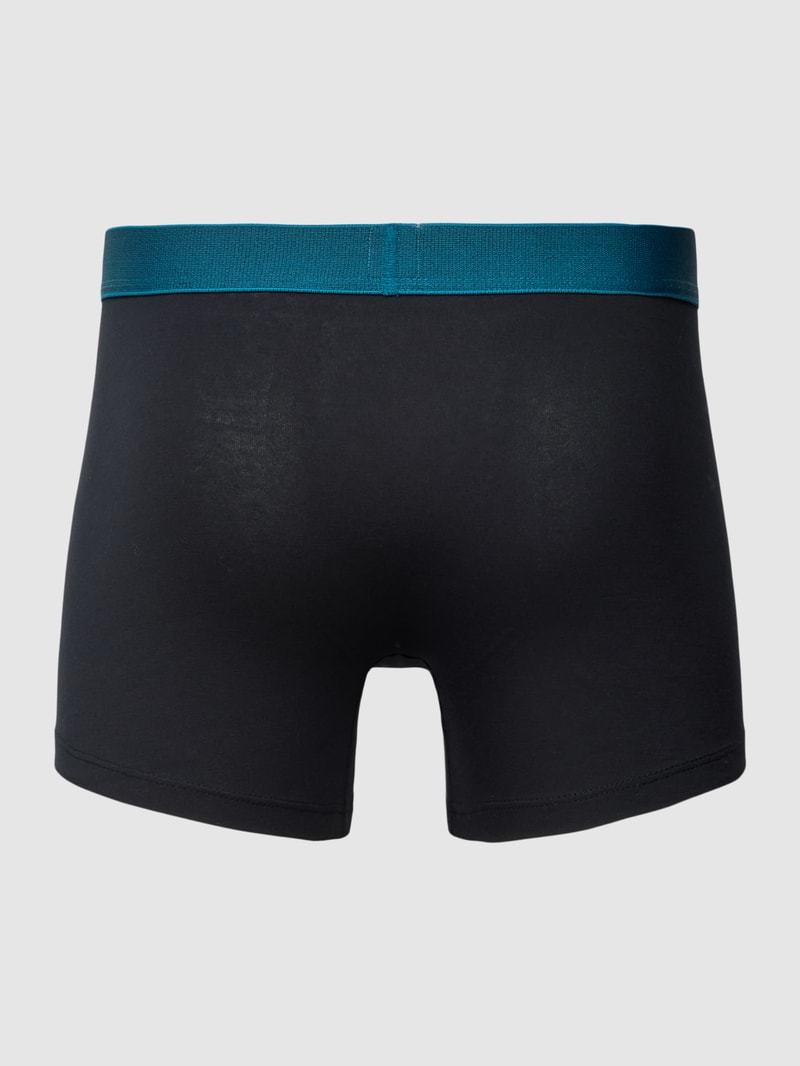 Boxershorts mit Label-Bund Modell 'DYSTOPIAN' im 2er-Pack in schwarz