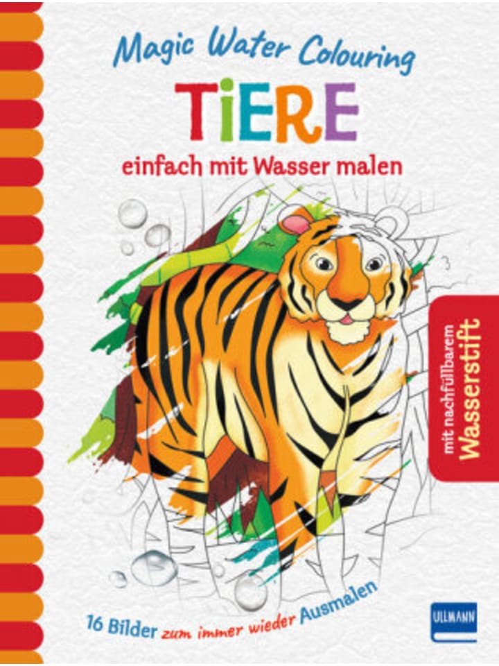 Ullmann Medien Buch - Magic Water Colouring - Tiere günstig kaufen onesize