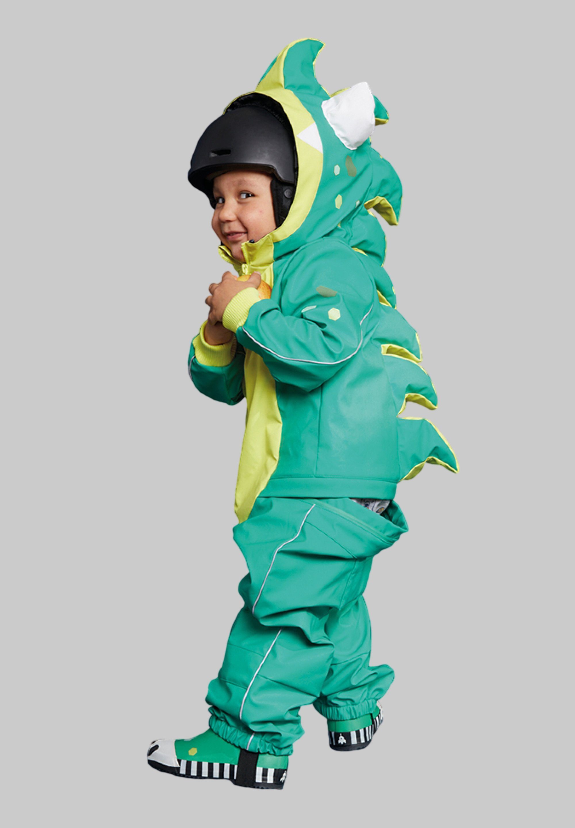 WeeDo Softshelloverall Monster Praktischer Funktionsanzug, wasserdicht, atmungsaktiv