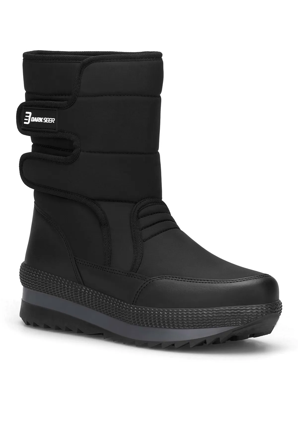 DARK SEER  Schwarze lange Damenstiefel