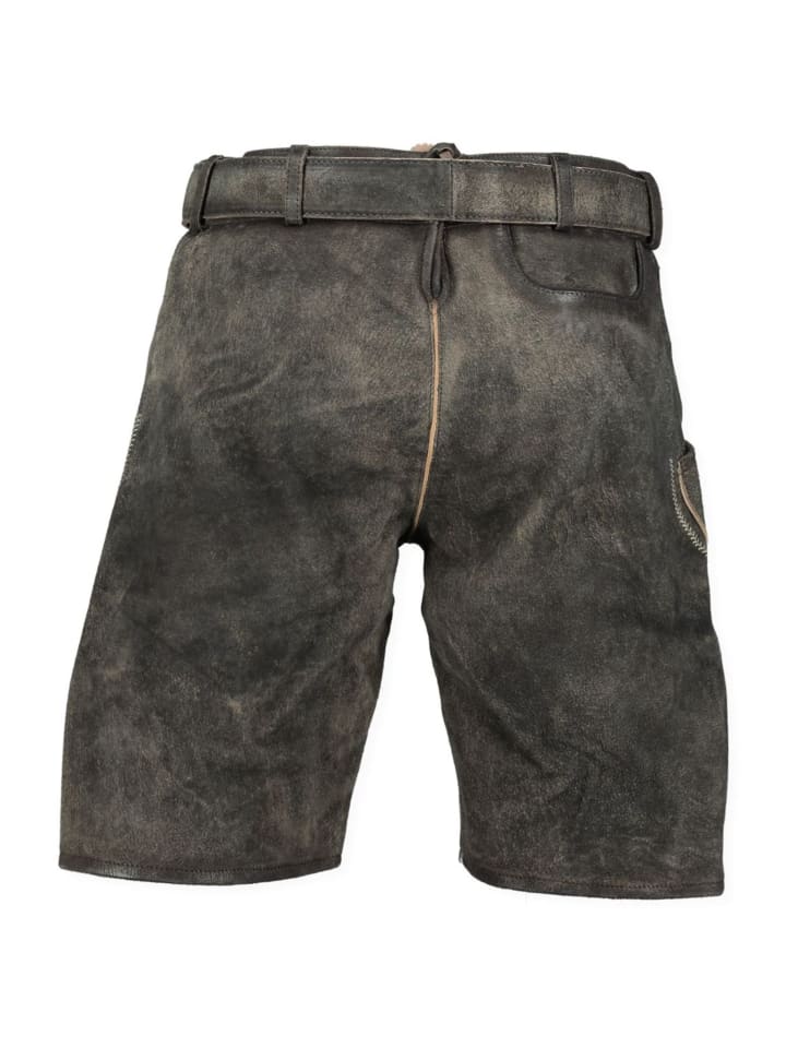 KRÜGER Lederhose in Grau günstig kaufen 60