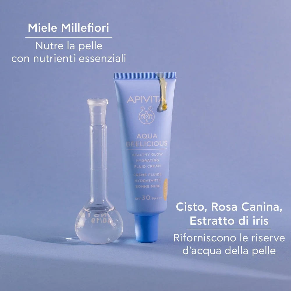 Aqua Beelicious Healthy Glow hidratantna fluidna krema SPF30 - Hidratantna dnevna krema za lice