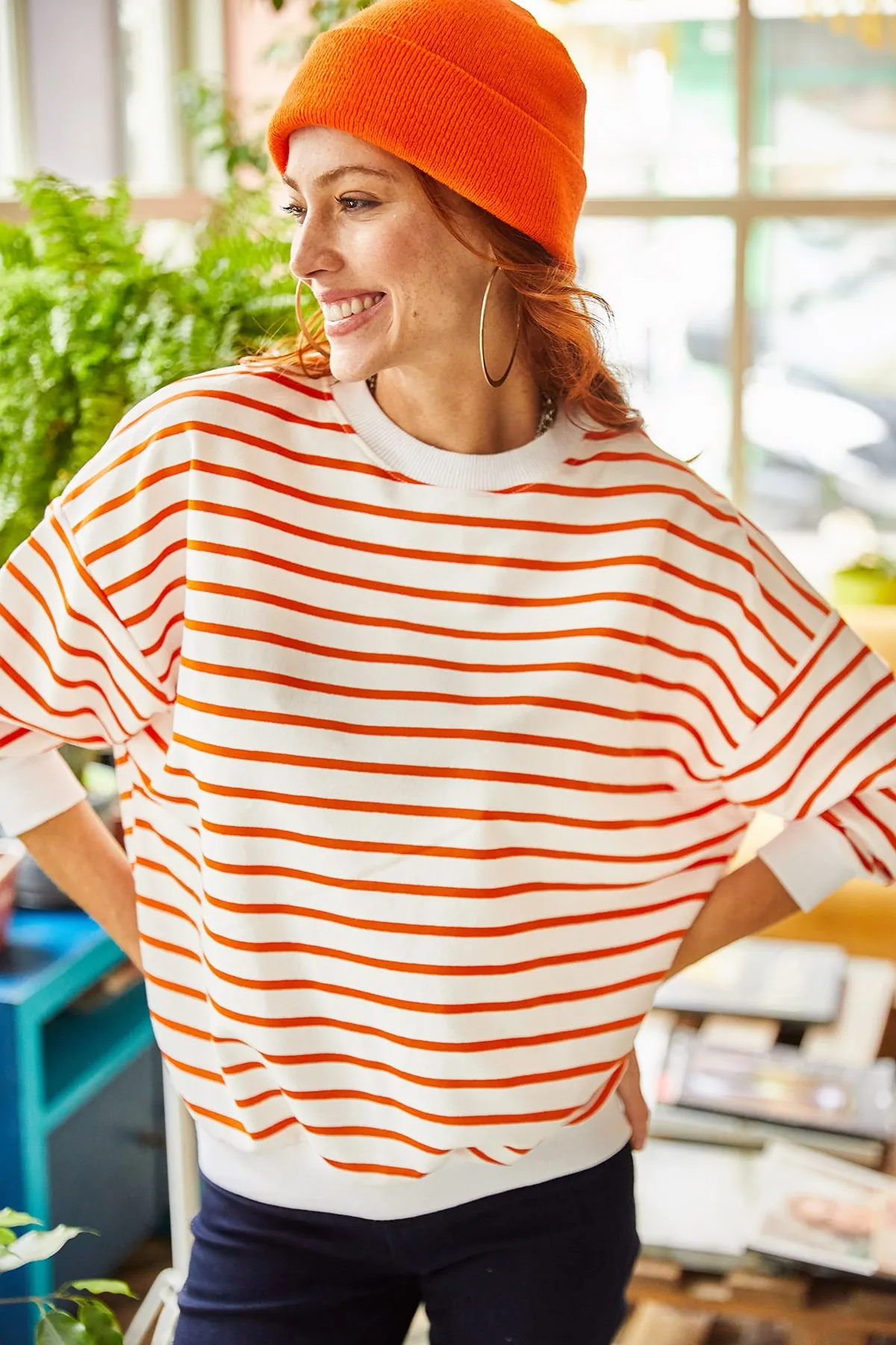 Olalook  Sweatshirt - Mehrfarbig - Oversized