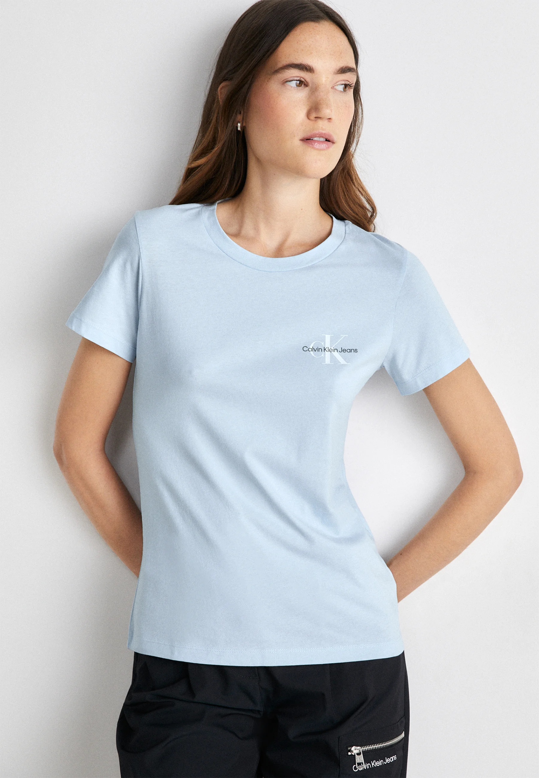 Calvin Klein Jeans MONOLOGUE SLIM TEE PACK DE 2 - Camiseta básica