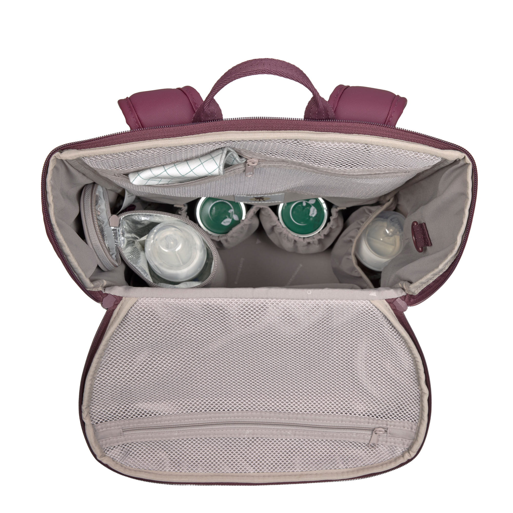 Wickelrucksack - Slender Up Backpack, Tiefrot