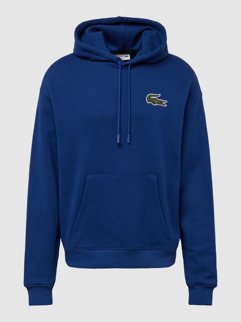 Hoodie mit Känguru-Tasche in blau