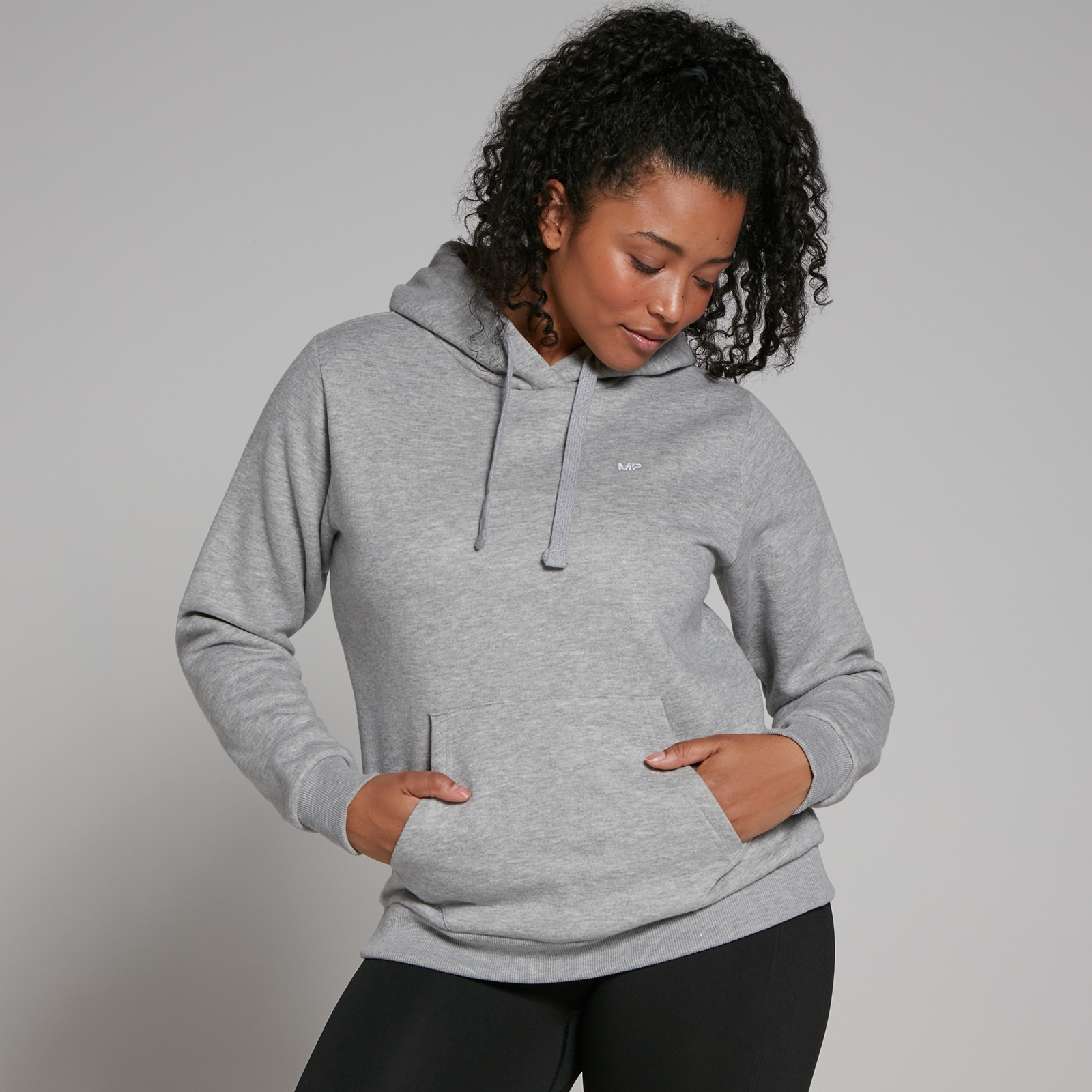 Sweat à capuche MP Rest Day pour femmes - Gris chiné