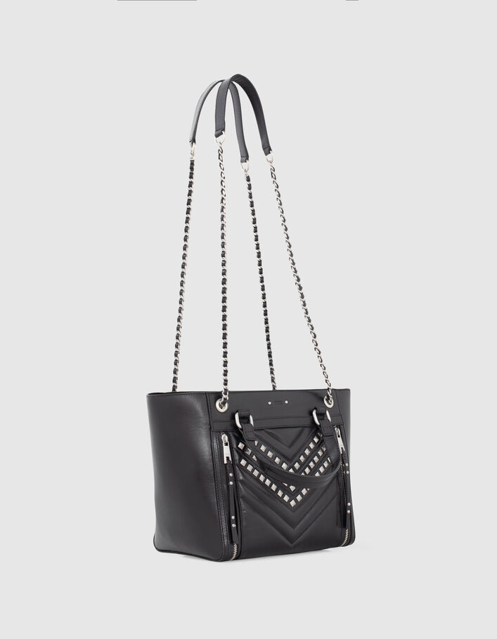 Sac cabas 1440 MEDIUM METALLISE matelassé chevron femme