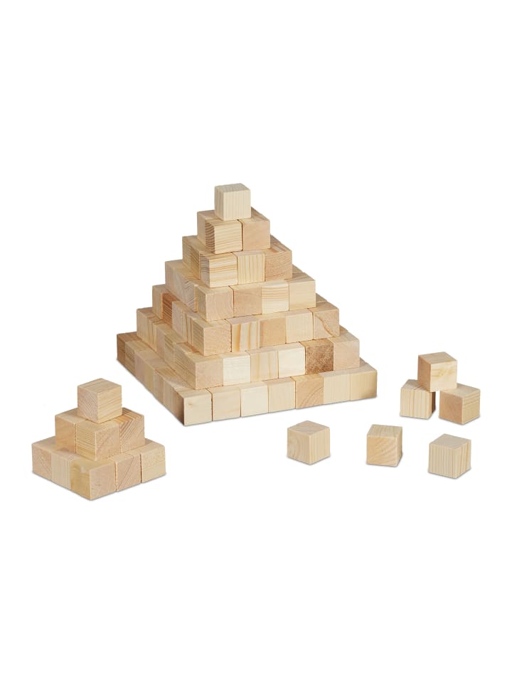 relaxdays 160 x Holzwürfel - 2cm günstig kaufen onesize