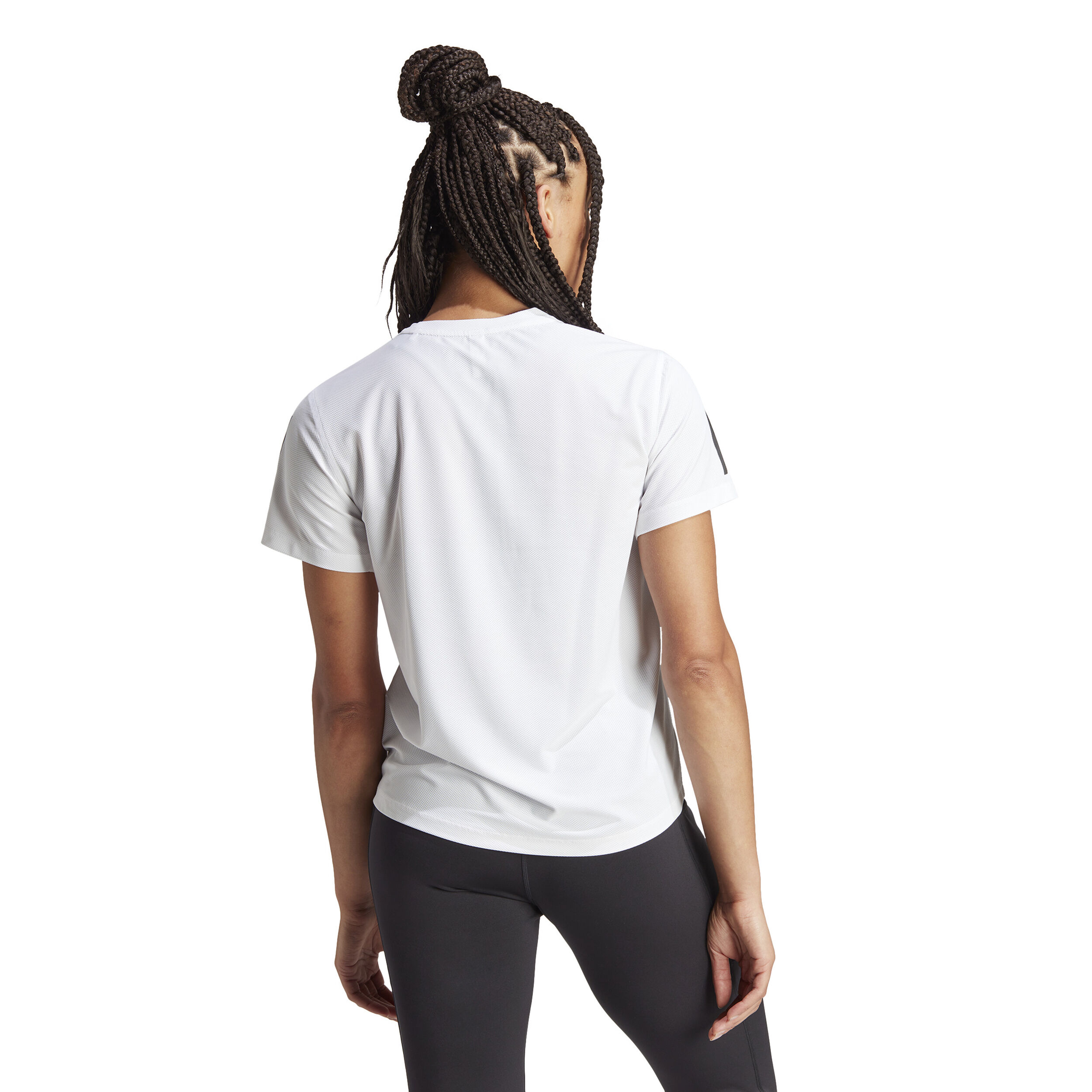 Own The Run B Tee Lauftop Damen - Weiß
