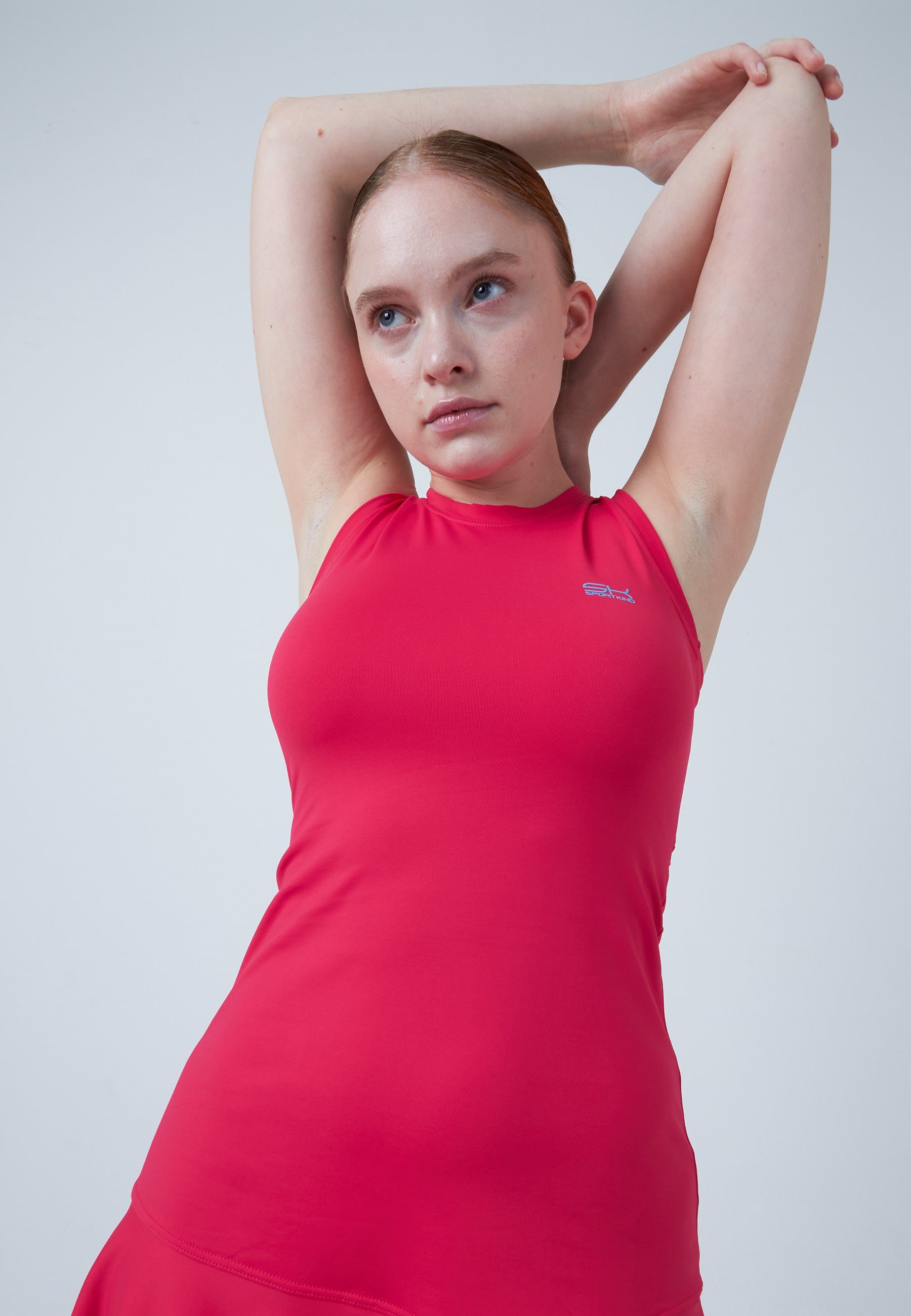 SPORTKIND Tenniskleid Performance Sportdress Damen & Mädchen pink