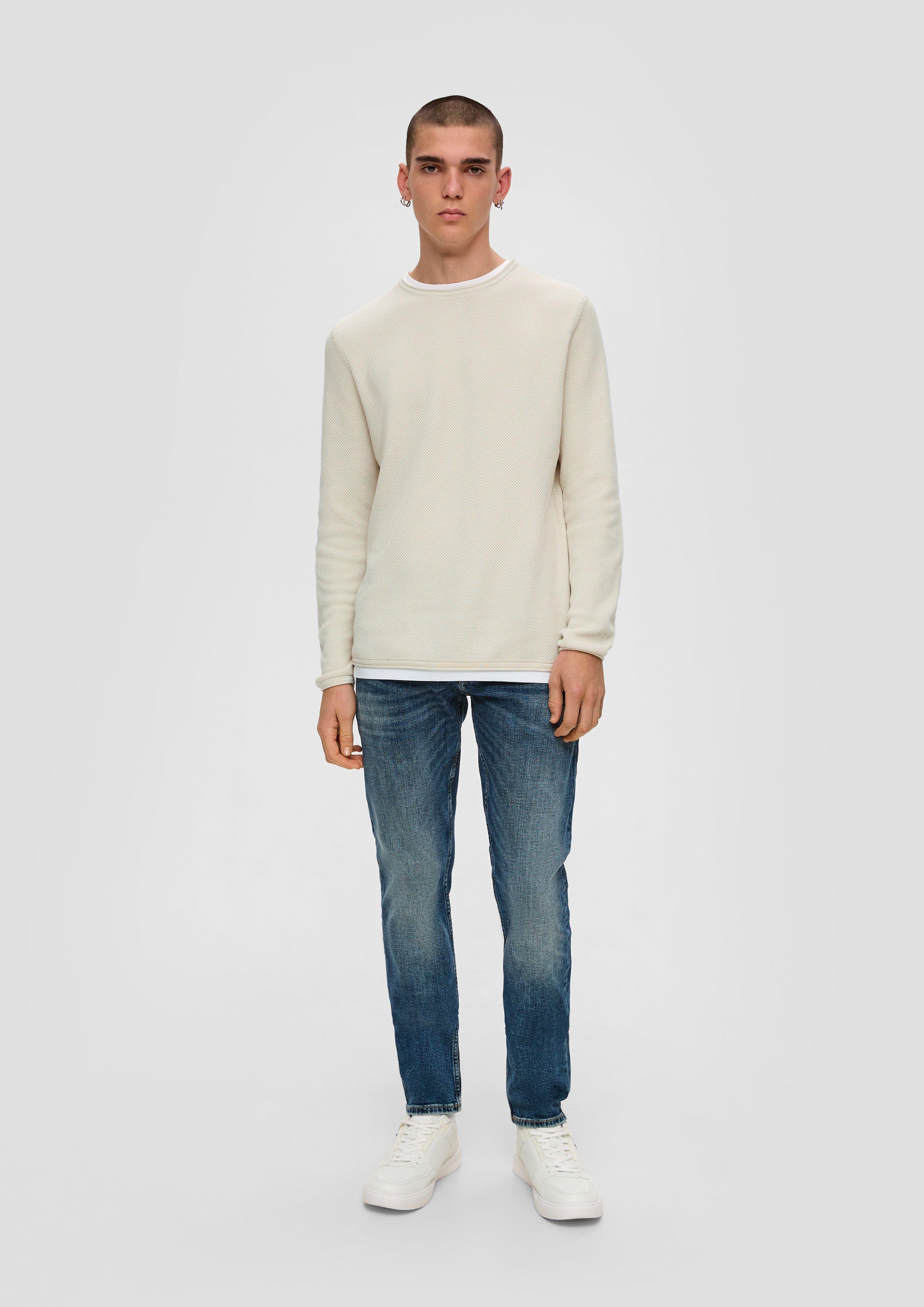 Strickpullover aus reiner Baumwolle  2151768-0330