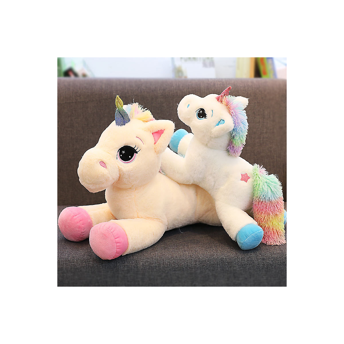 Plüschtier Einhorn Puppe Kissenpuppe