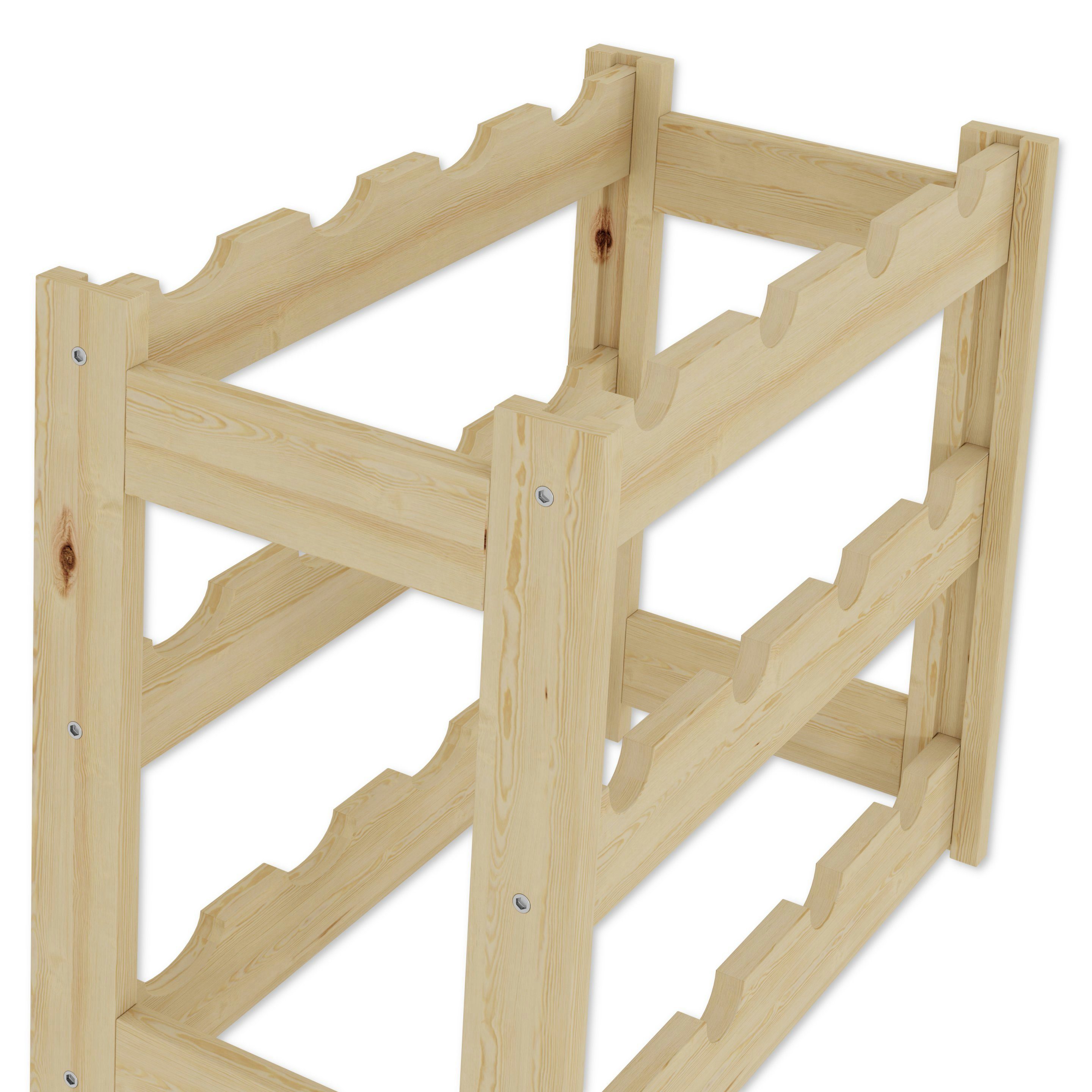 Lenmar Weinregal Lenmar Weinregal Weinregal Holz Flaschenregal für 12 - 91 Flaschen