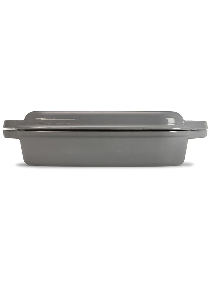 Echtwerk 2tlg. Universalbräter mit Deckel in Grau - (B)25,5 x (H)31 x (T)5 cm günstig kaufen onesize