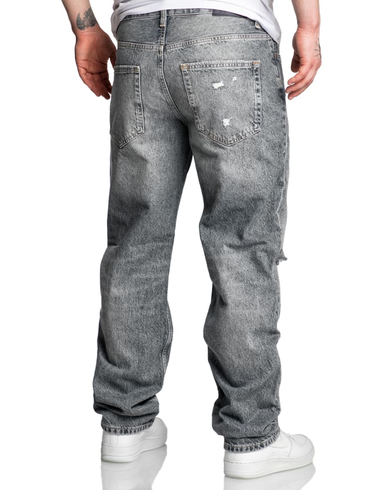 Amaci&Sons 90s Baggy Jeans YAKIMA in Grau günstig kaufen