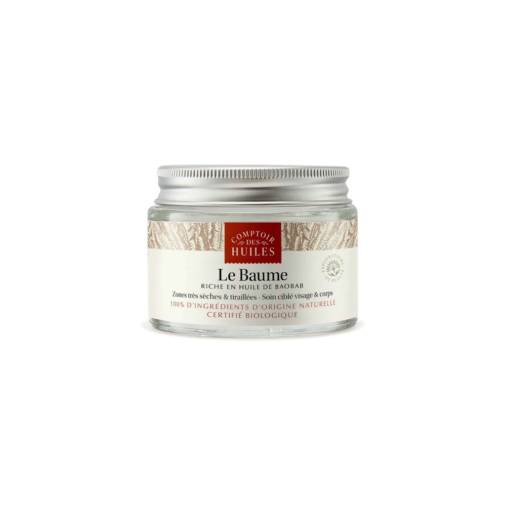comptoir des huiles Le Baume bio - Huile de Baobab 50ml en pot Cream