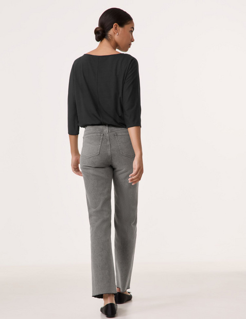 Glamour-Jeans mit Strassstein-Dekor Straight Fit