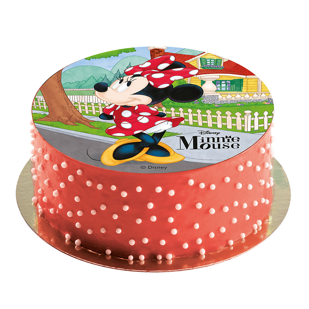 Essbare Tortenaufleger   Minnie Mouse 20cm