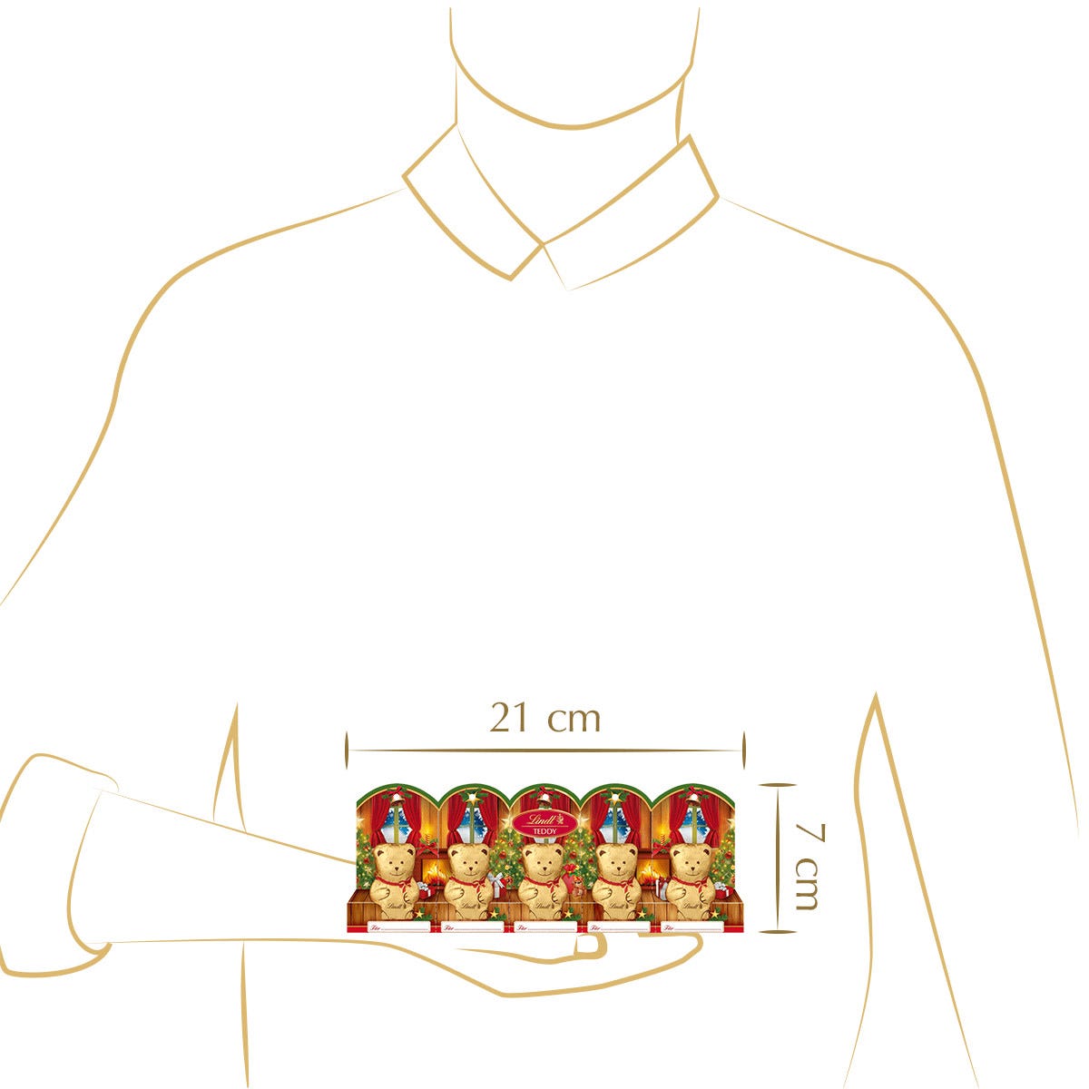 Mini TEDDYS mit Perforation, 50g