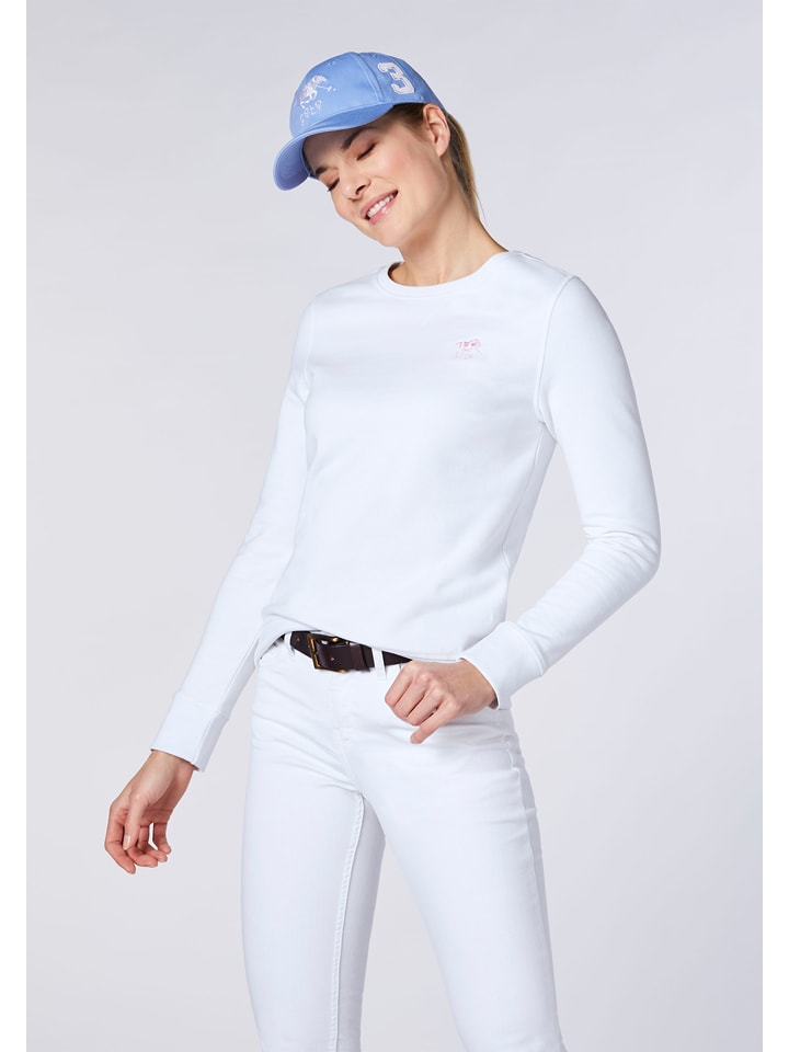 Polo Sylt Sweatshirt in Weiß günstig kaufen