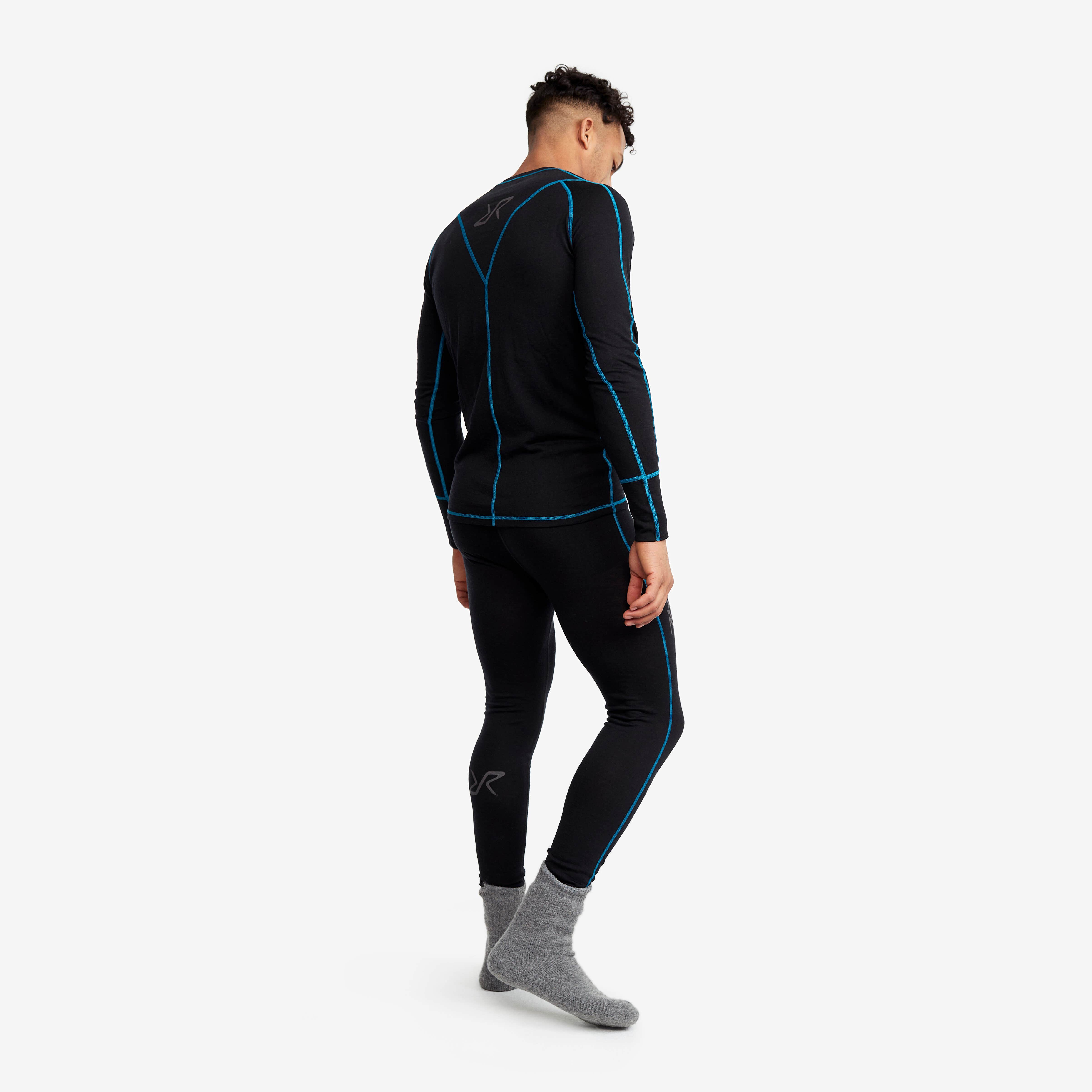 Outright Merino Top Homme Black