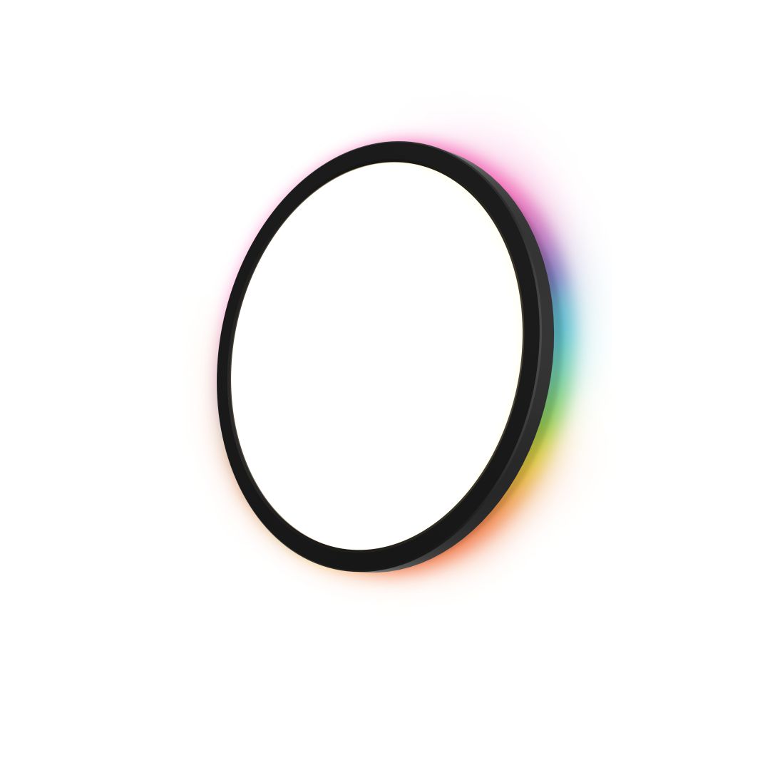 ENOVALITE Smartes RGB Panel Up&Down, 18W, ø290mm, Wifi, Tuya App, CCT, dimmbar