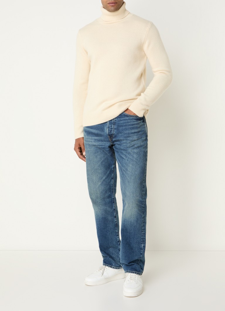 Sandro Fine-knit turtleneck in cashmere blend