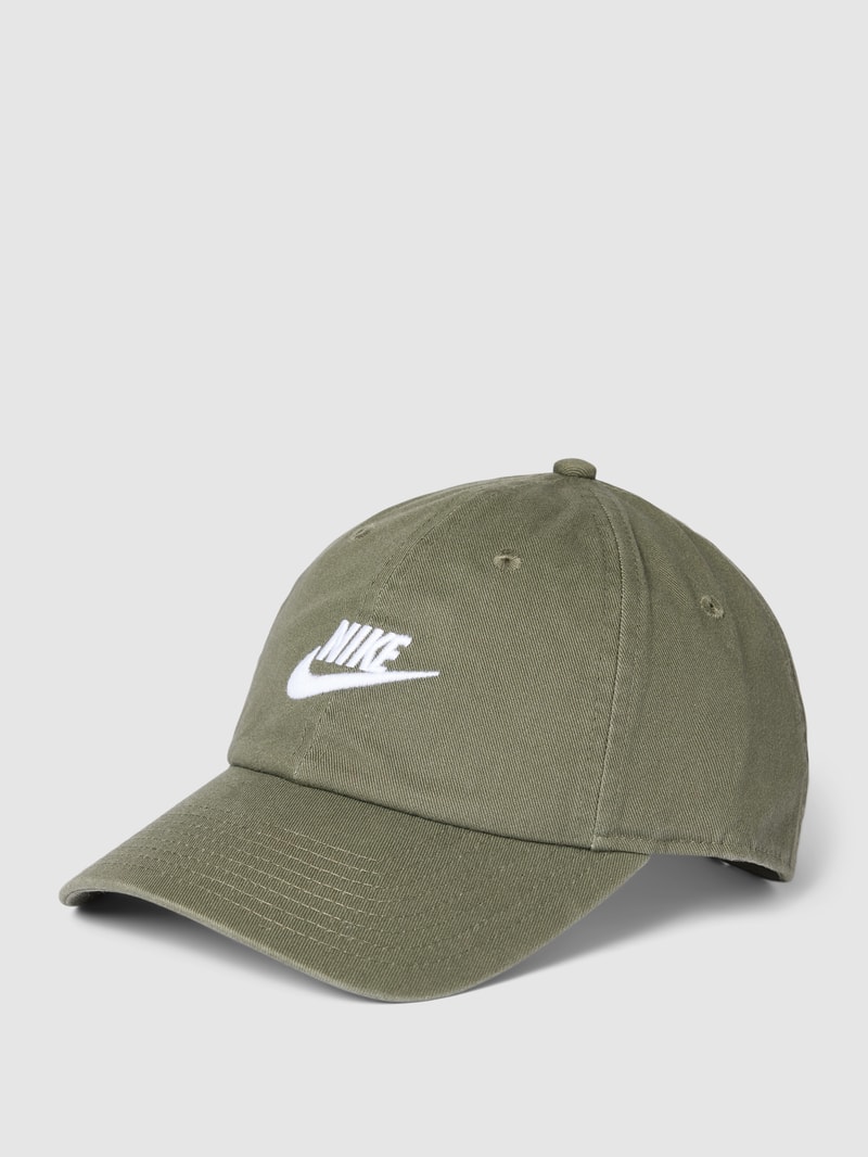 Basecap mit Label-Stitching in khaki