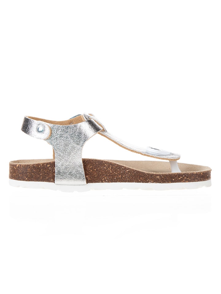 BIO PINGÜIN Sandalen in Silber günstig kaufen