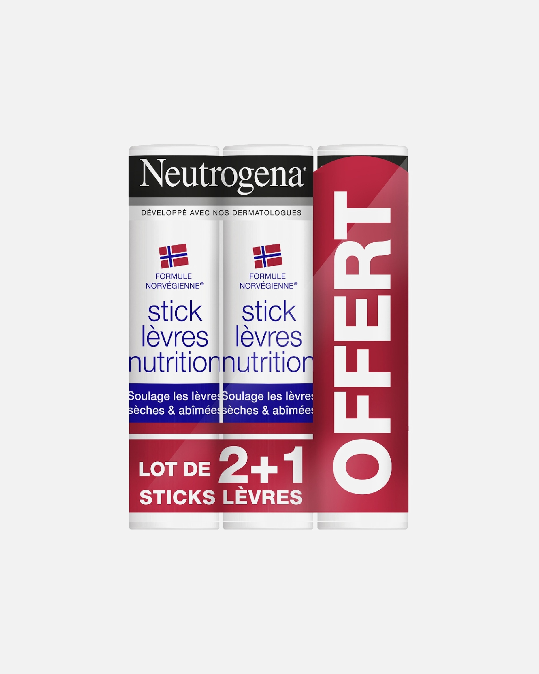 Neutrogena Trio Lip Sticks 3 x 4[[,]]