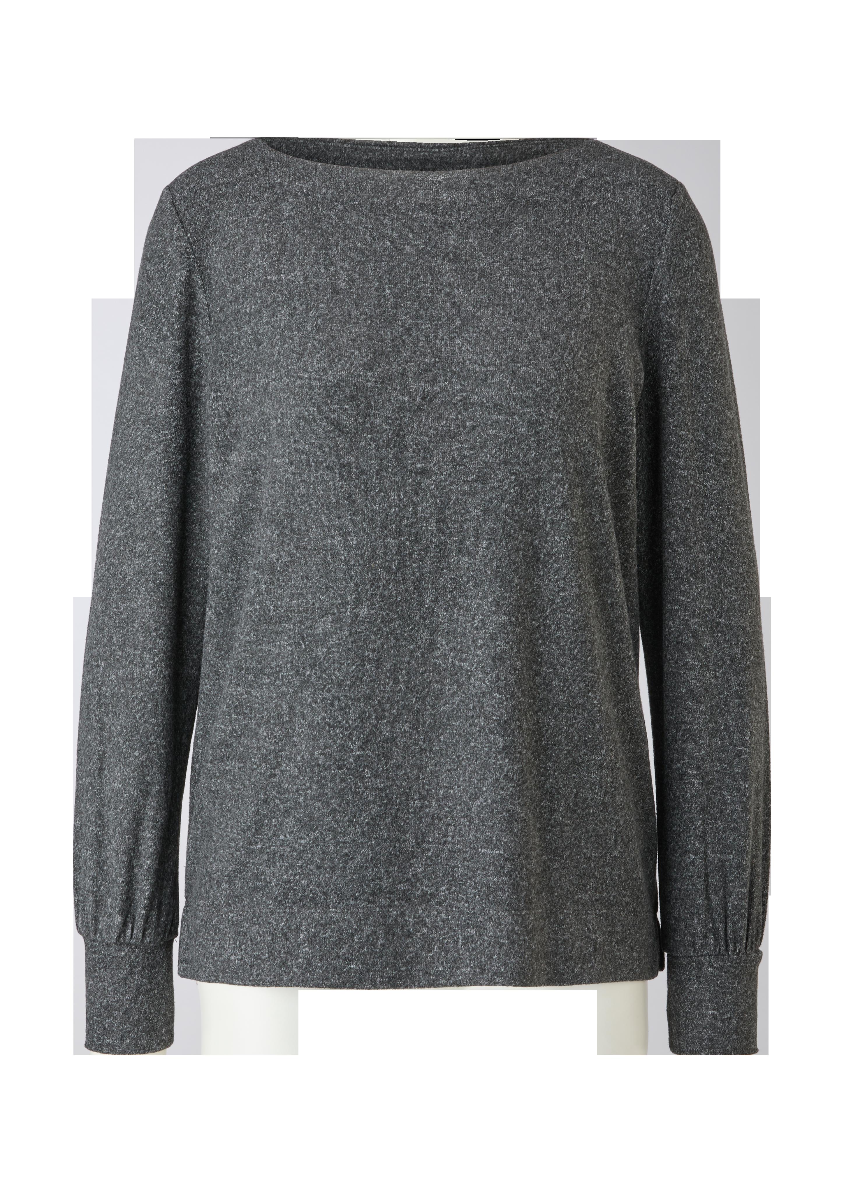 Langarmshirt in Melange-Optik  2121520-9898