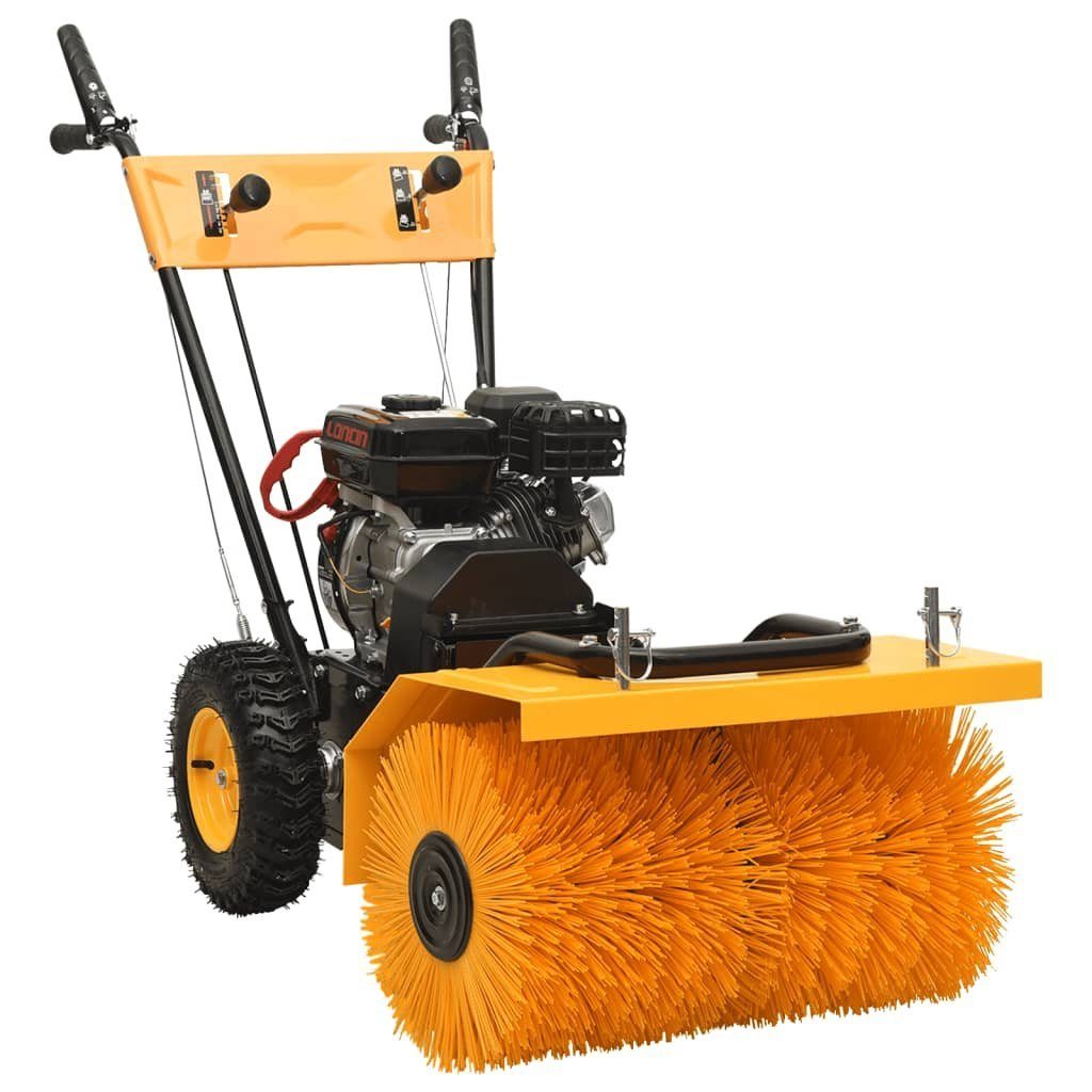 vidaXL Kehrmaschine 2-in-1 Schneefräse und Kehrmaschine Benzinbetrieben 6,5PS