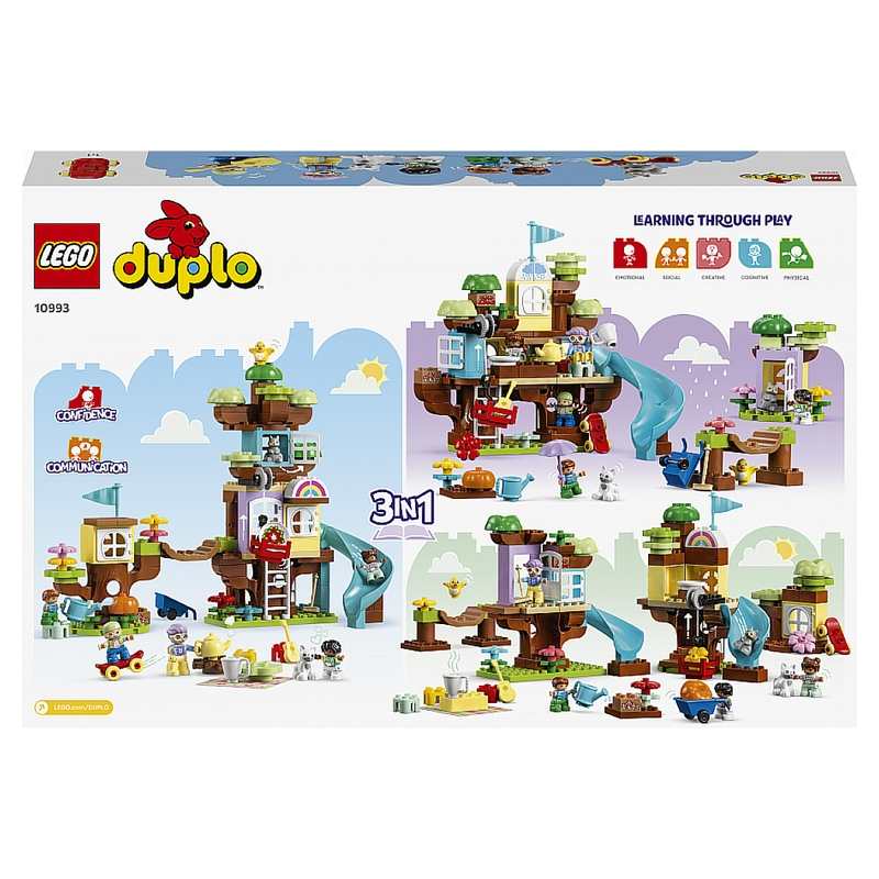 10993 La cabane dans l'arbre 3-en-1, LEGO Duplo