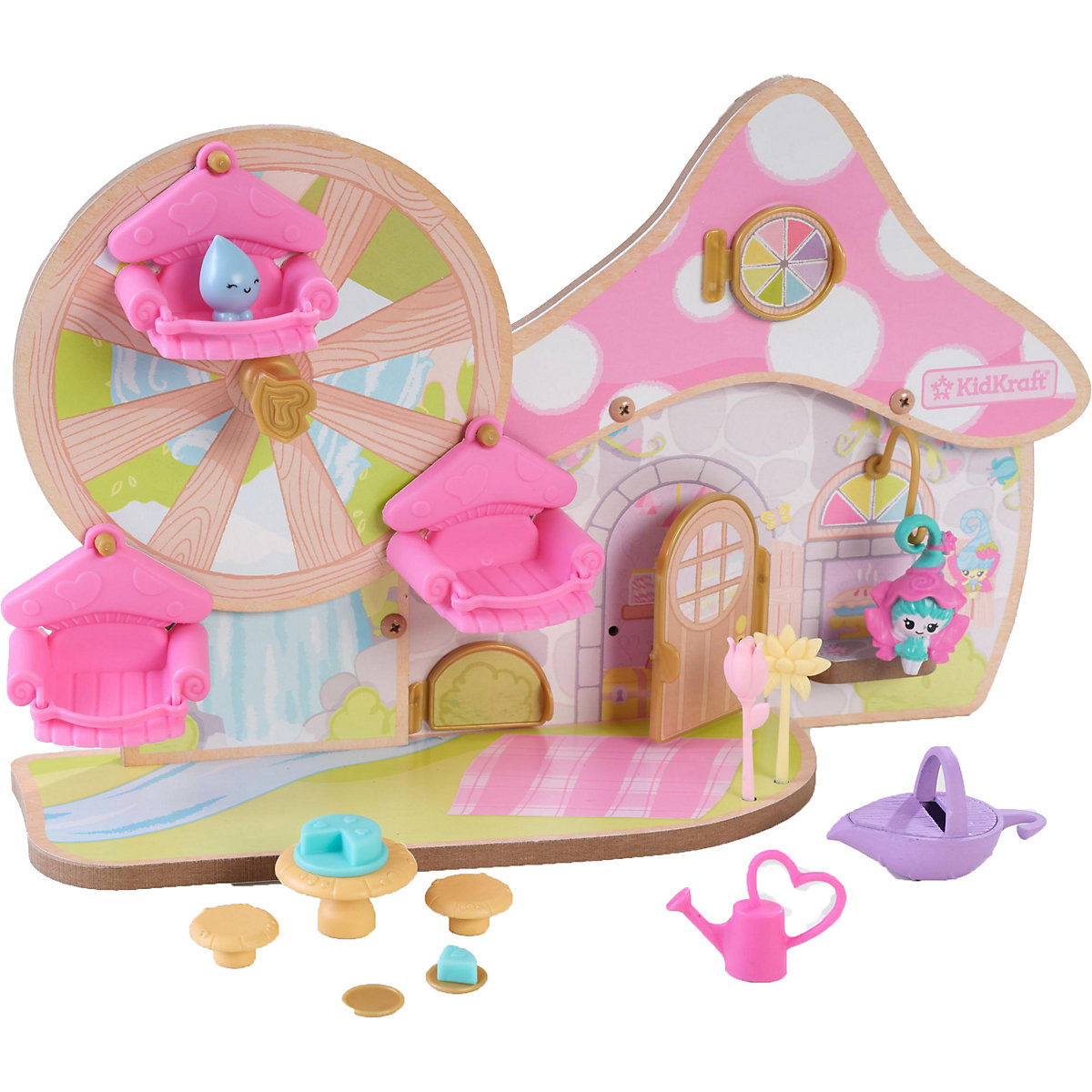 Lil' Green World Ferris Wheel Fairy Cottage
