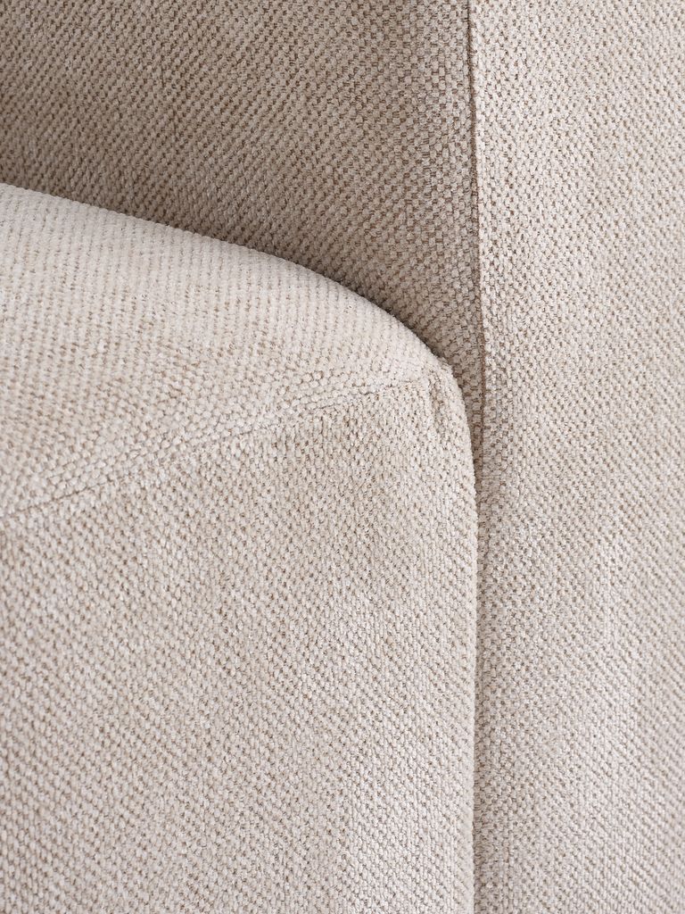SKEJBY Sofa modułowa SKEJBY 5-osobowa narożnik z tkaniny piaskowej