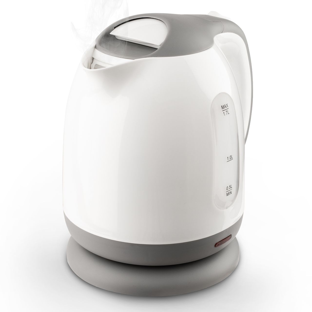 Weasy Wëasy SW6 Elektrischer Wasserkocher / 1,7 L / Sichtbarer Wasserstand / Automatische Abschaltung / 2200 W / weiß