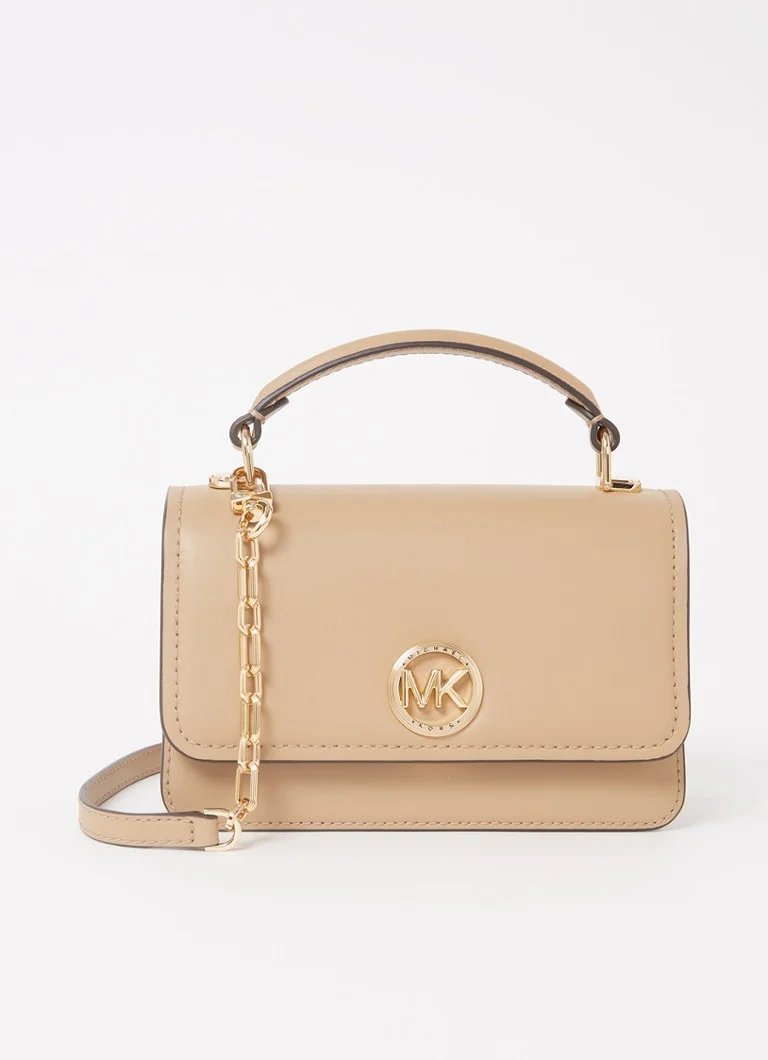 Michael Kors Delancey Small leather shoulder bag with detachable shoulder strap