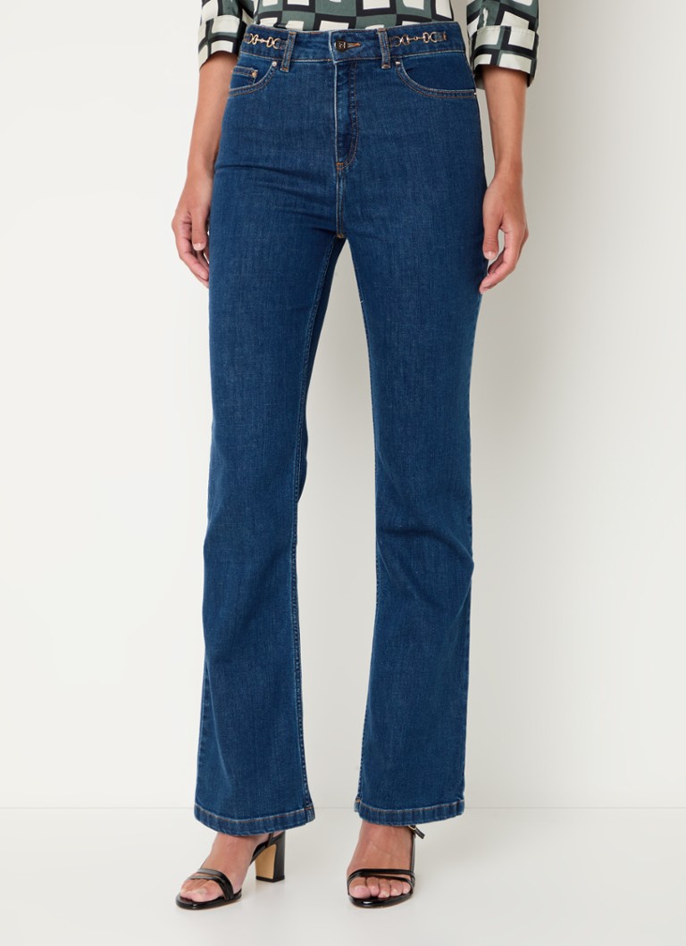 Jeans Jean Gerard Darel Naiade a vita alta, taglio dritto, lavaggio scuro