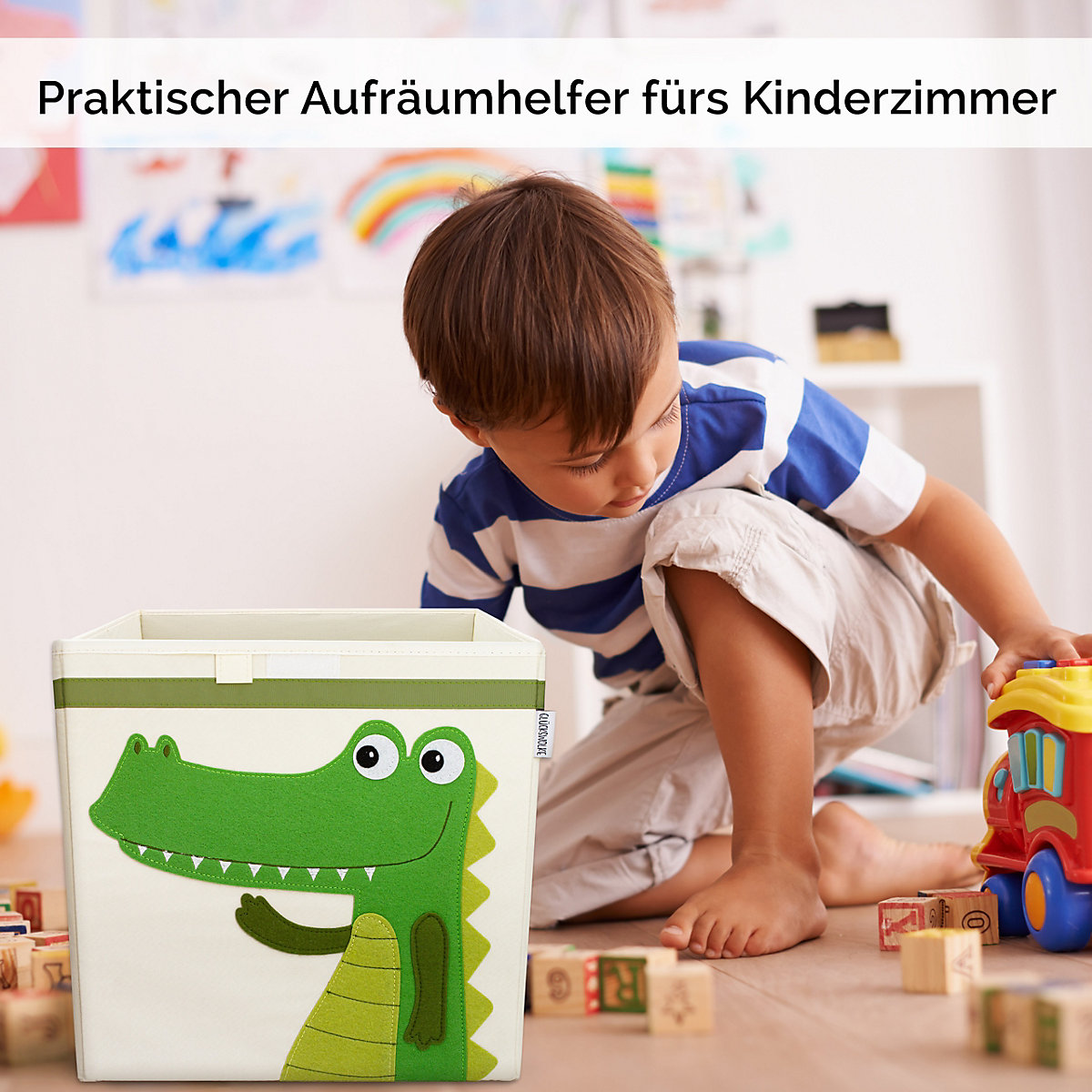 Aufbewahrungsboxen - 15 Motive I Spielzeugkiste mit Deckel I Boxen zur Aufbewahrung im Kallax Regal I Kinderzimmer Deko