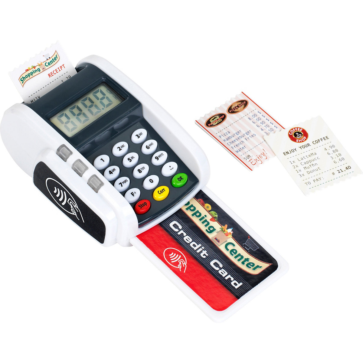 POS-Terminal mit Licht & Sound, Kartenlesegerät Kinderkasse